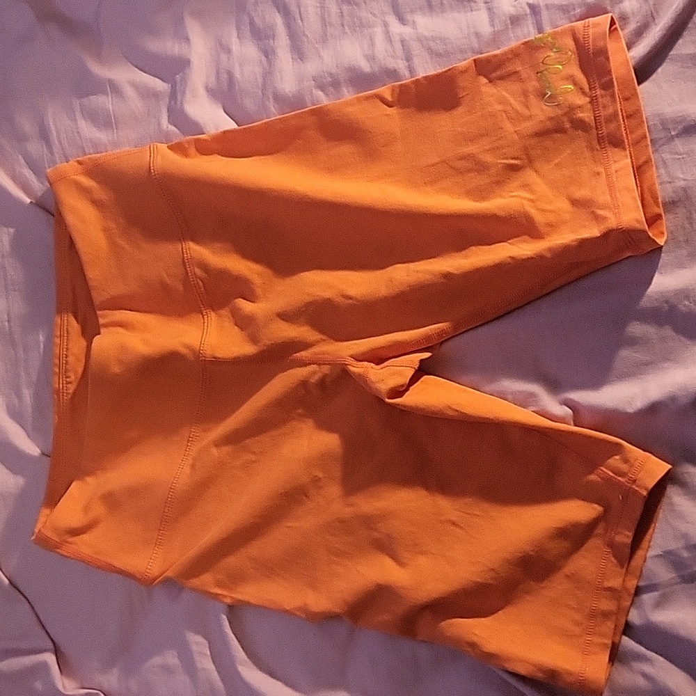 Juicy Couture Bike Shorts in Orange & Size Medium